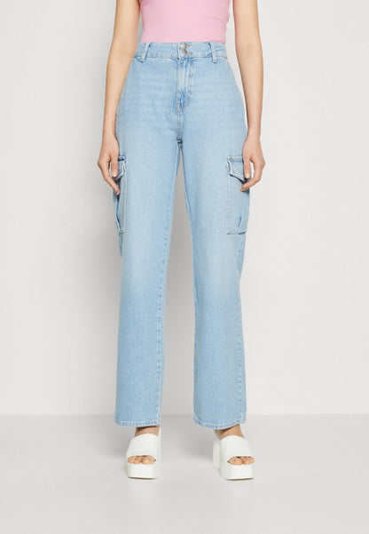Even&Odd Jeans Straight Leg - Blue Denim