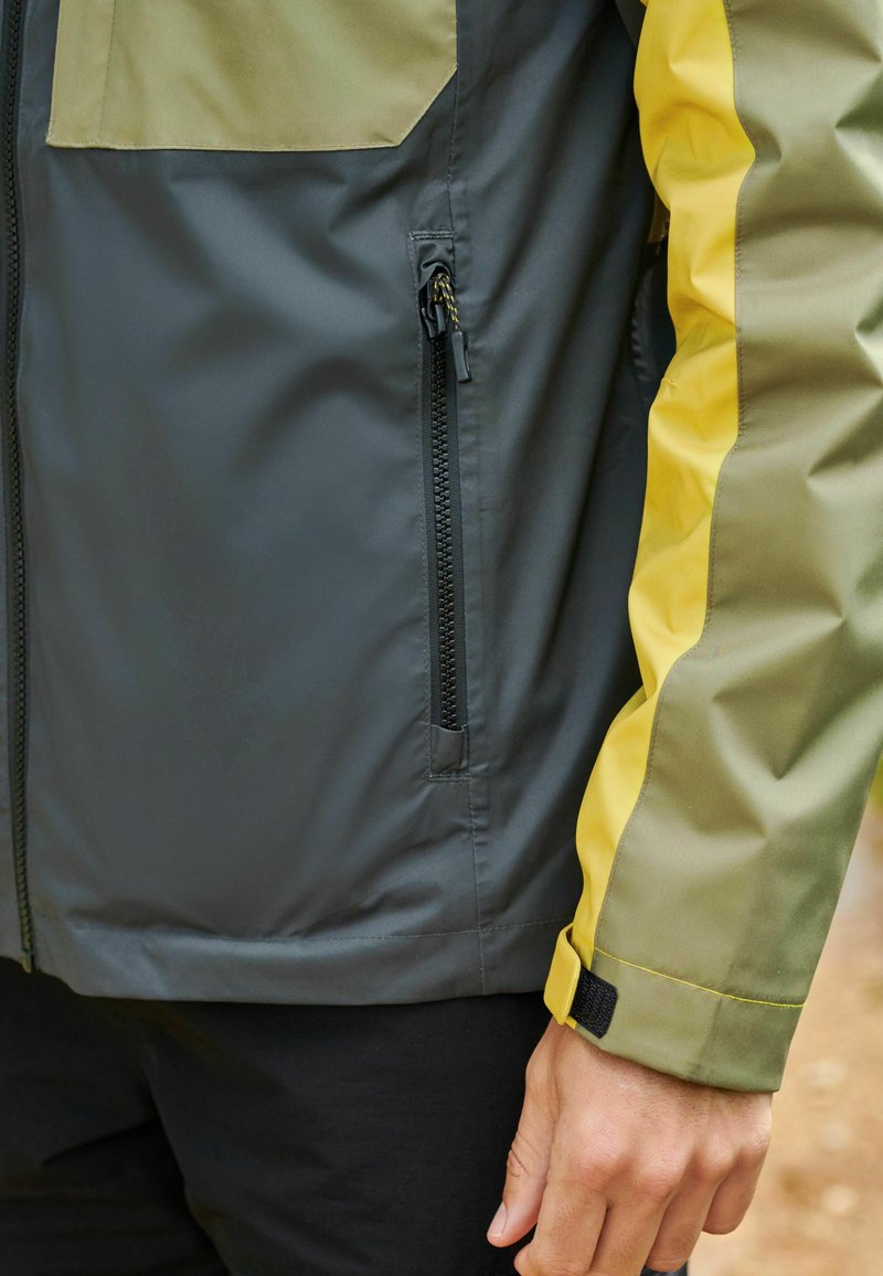 Next LINED WATERPROOF STANDARD - Regenjacke / Wasserabweisende Jacke - Yellow Grey