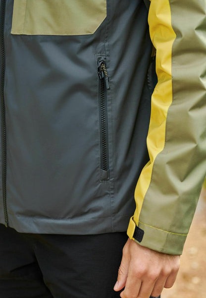 Next LINED WATERPROOF STANDARD - Regenjacke / Wasserabweisende Jacke - Yellow Grey