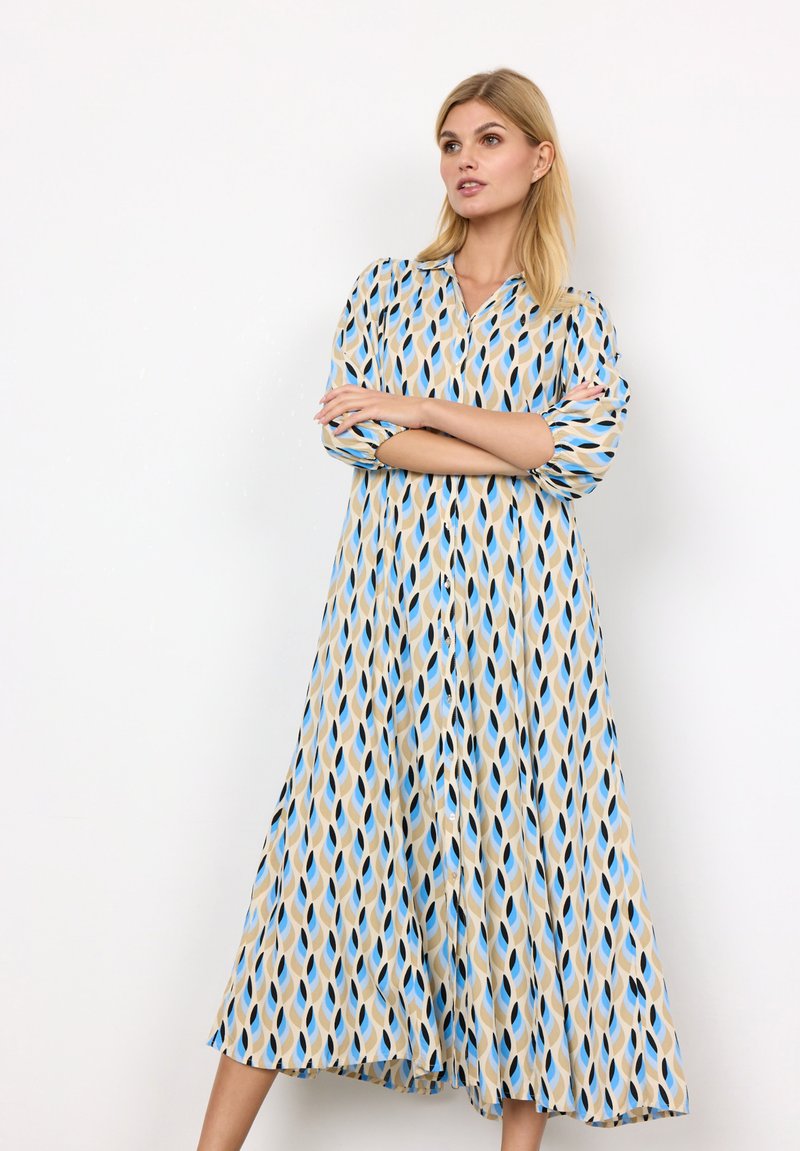 Soyaconcept SAMMY - Blusenkleid - Bright Blue Combi