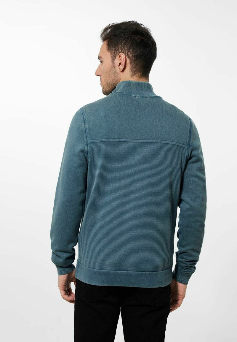  Strickjacke - Blau