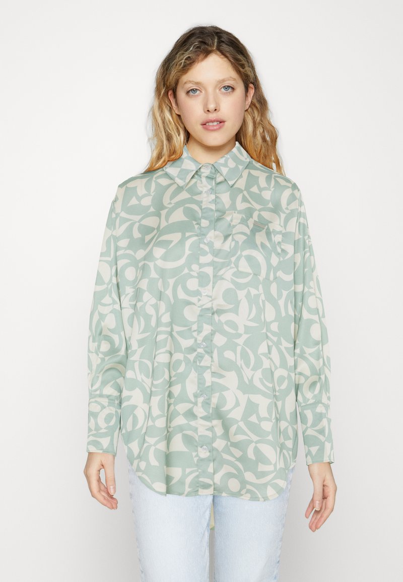 COLOURFUL REBEL OLET SWIRL DOWN - Hemdbluse - Light Mint