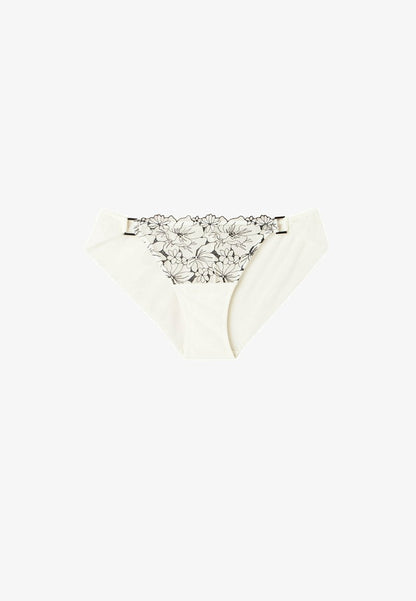 Intimissimi PURE - Slip - Elfenbein Powder White Black