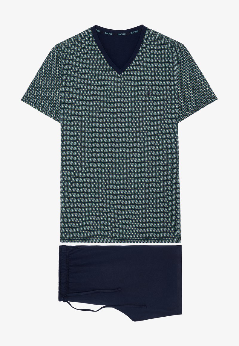Hom VALERE - Nachtwäsche Set - Navy Print