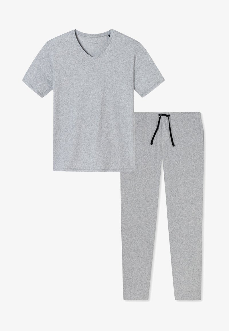 Schiesser MIX SET - Nachtwäsche Set - Grau