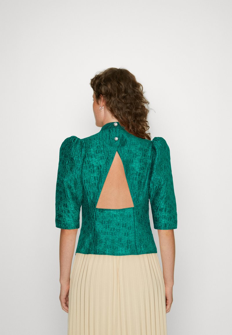 Custommade DAVIDA - Bluse - Posy Green