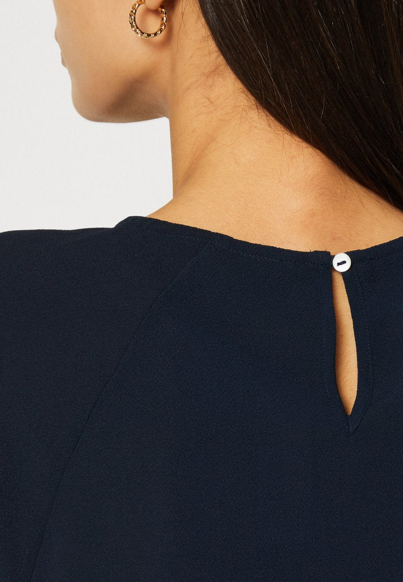 Marks & Spencer WOVEN TEE - T-Shirt Basic - Midnight Navy