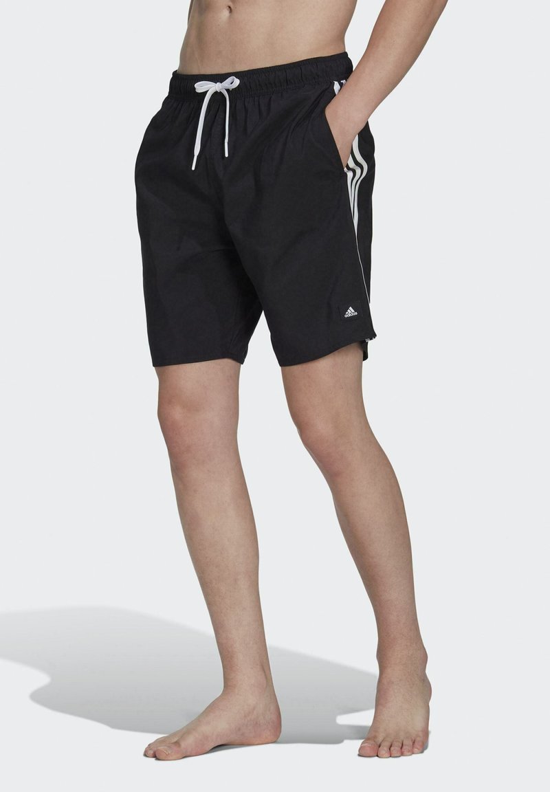 Adidas Sportswear 3-STRIPES CLX SWIM - Badeshorts - Black/white