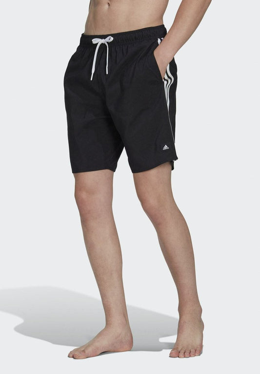 Adidas Sportswear 3-STRIPES CLX SWIM - Badeshorts - Black/white