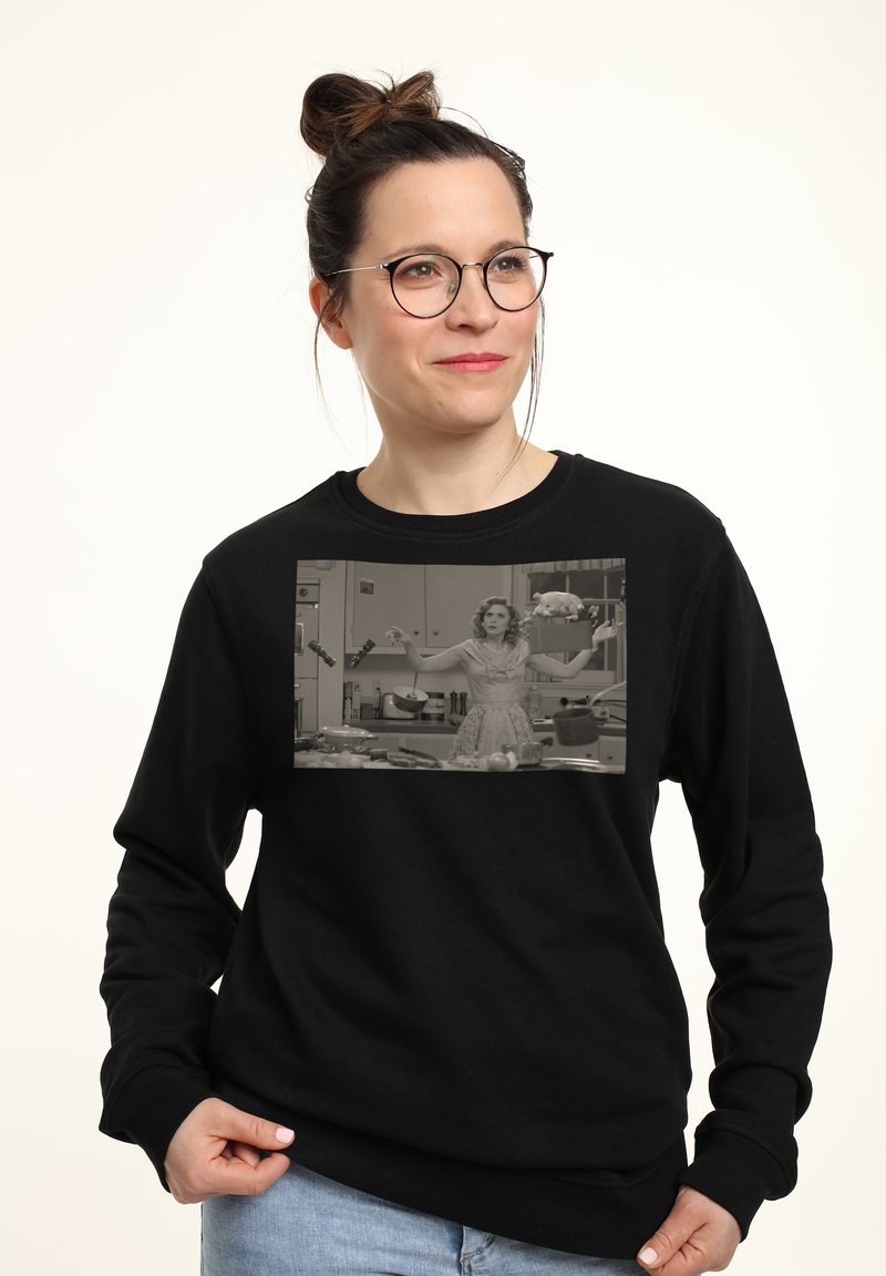 Henry Tiger WANDAVISION CHIEFS KITCHEN - Sweatshirt - Black