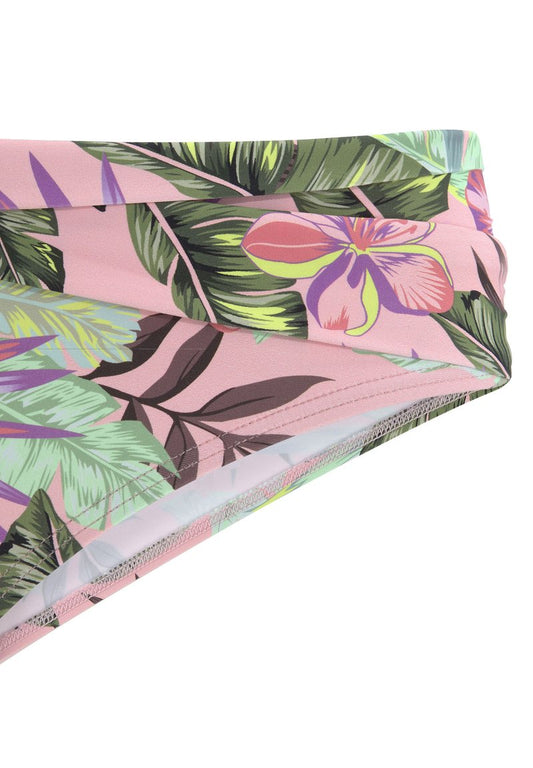 S.Oliver Bikini-Hose - Rose Bedruckt