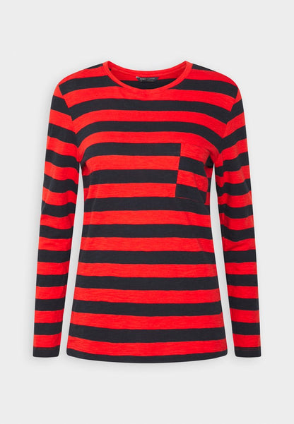 Marks & Spencer POCKET TEE - Langarmshirt - Red Mix