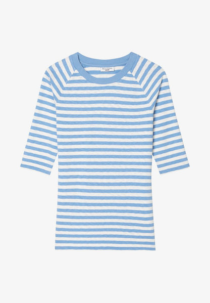 Marc O'Polo DENIM RAGLAN-STREIFEN- REGULAR AUS - Langarmshirt - Multi Soft Sky Blue