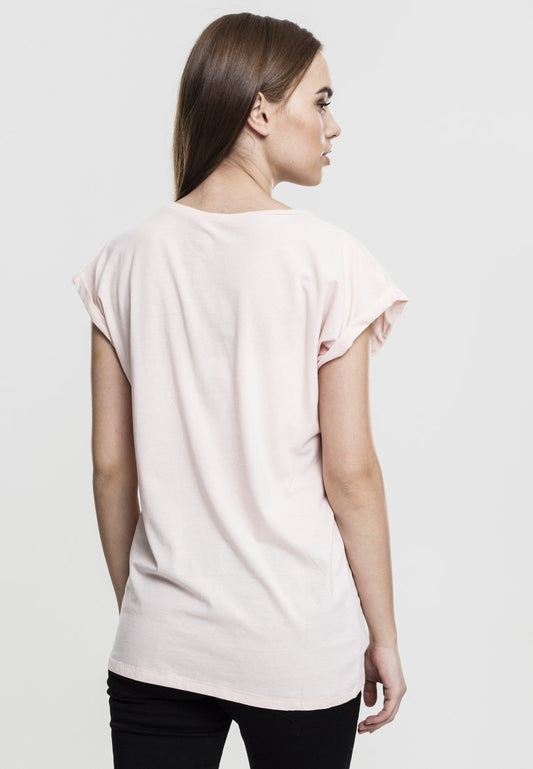 URBAN CLASSICS EXTENDED SHOULDER - T-Shirt Basic - Pink