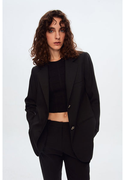  GINA - Kurzmantel - Black