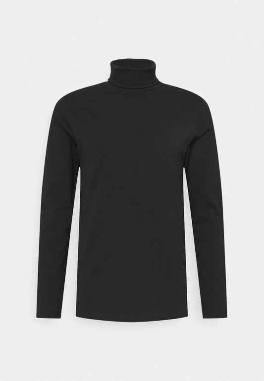 Lindbergh ROLL NECK TEE - Langarmshirt - Black