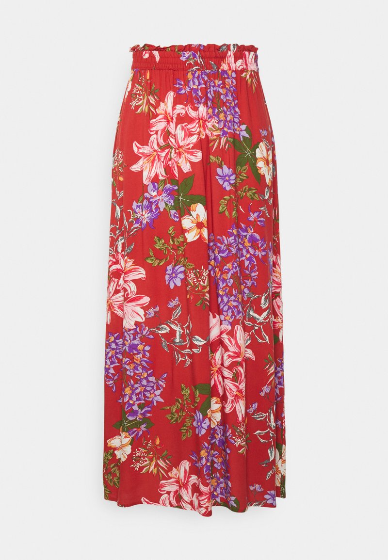 ONLY ONLNOVA LIFE LONG SKIRT - Maxirock - Mineral Red