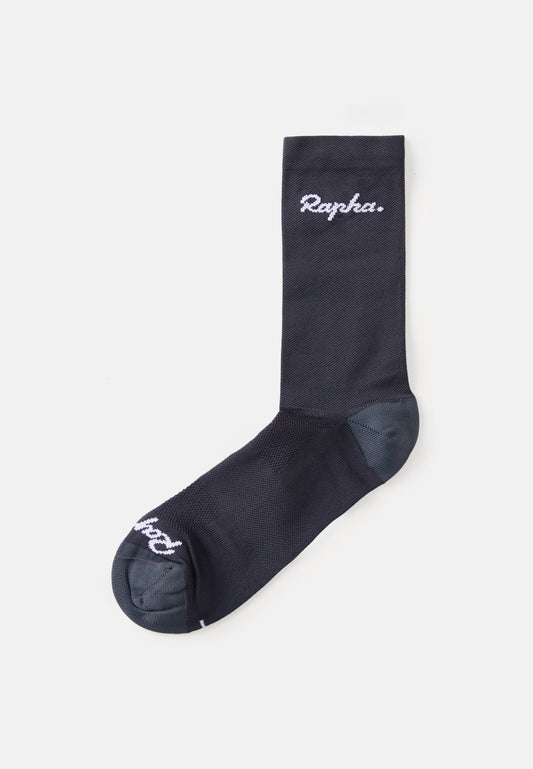 Rapha LOGO SOCKS UNISEX - Sports Socks - Dark Navyblack
