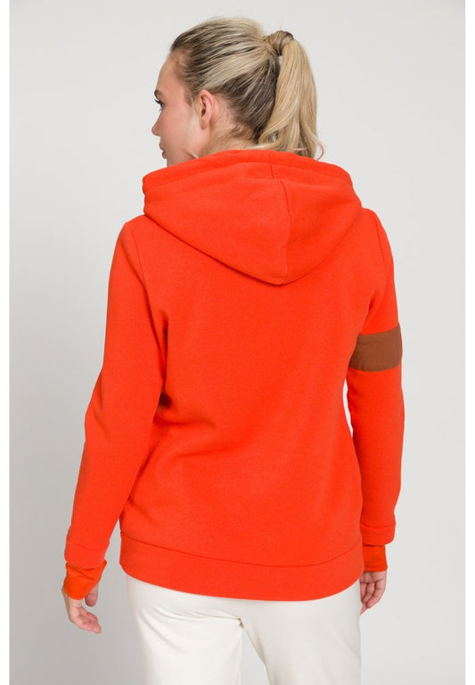  Sweatshirt - Orangerot