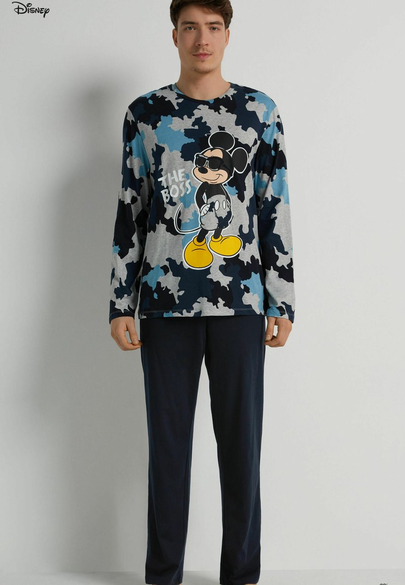  DISNEY | MICKEY MOUSE - Nachtwäsche Set - Schwarz Camo Mickey Mouse Print
