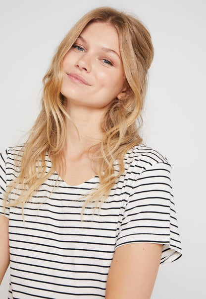 Skiny DAMEN SLEEPSHIRT KURZARM - Nachthemd - Ivory