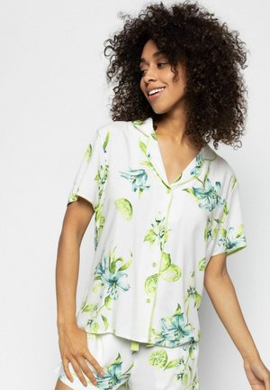 Cyberjammies Nachtwäsche Shirt - Lime Green Print