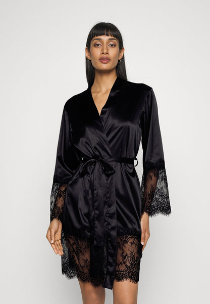 Magic Bodyfashion SIMPLY SEXY KIMONO - Bademantel - Black