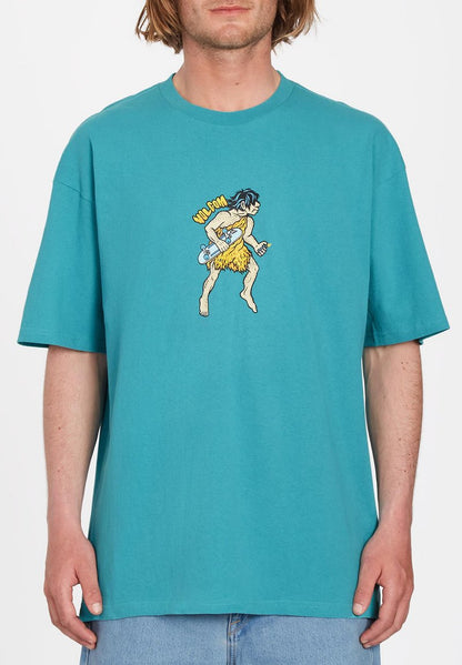 Volcom FA TODD BRATRUD - T-Shirt Print - Temple Teal