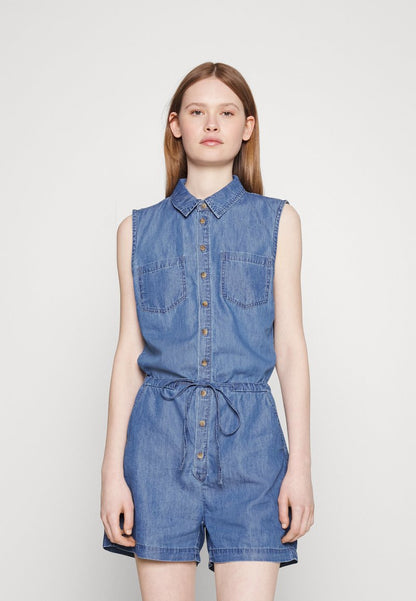 ONLY ONLMILEN PLAYSUIT - Jumpsuit - Medium Blue Denim