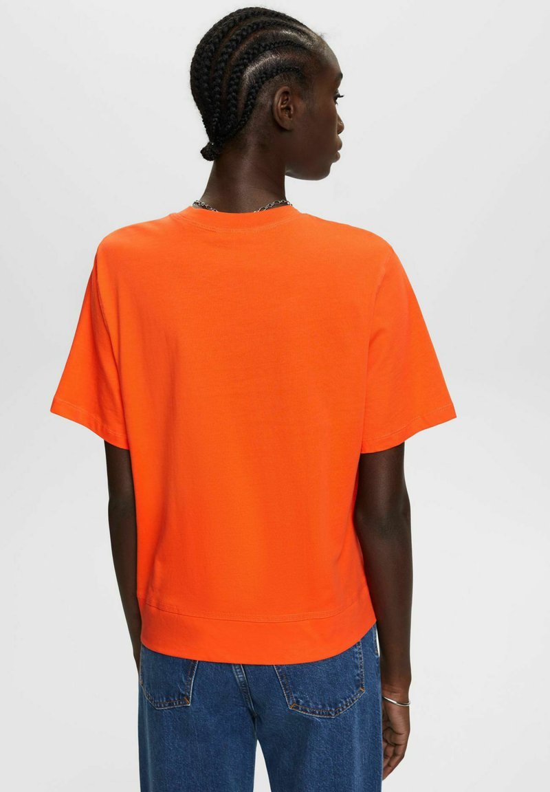 ESPRIT T-Shirt Basic - Orange Red New
