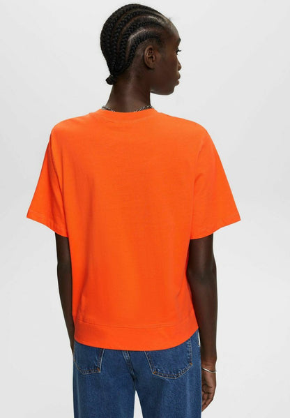ESPRIT T-Shirt Basic - Orange Red New