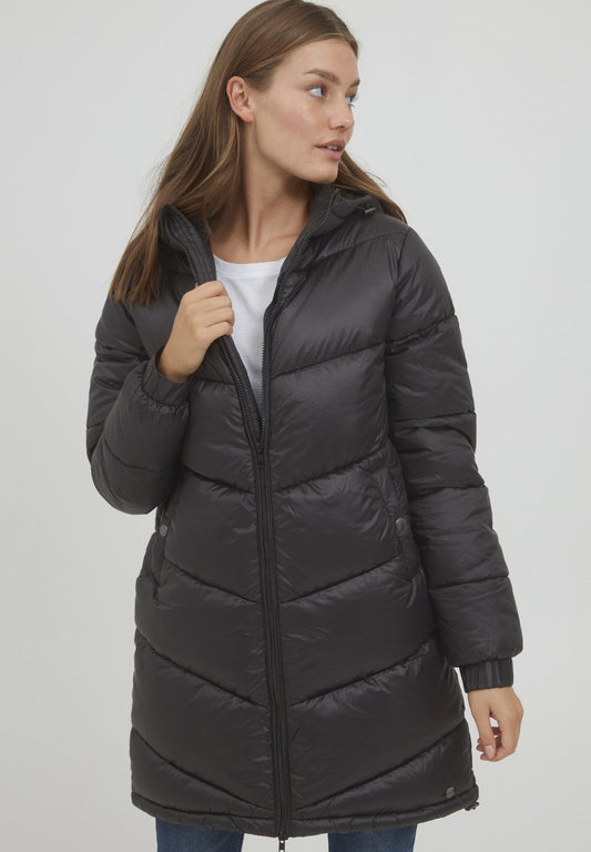 OXMO TABATA - Wintermantel - Black