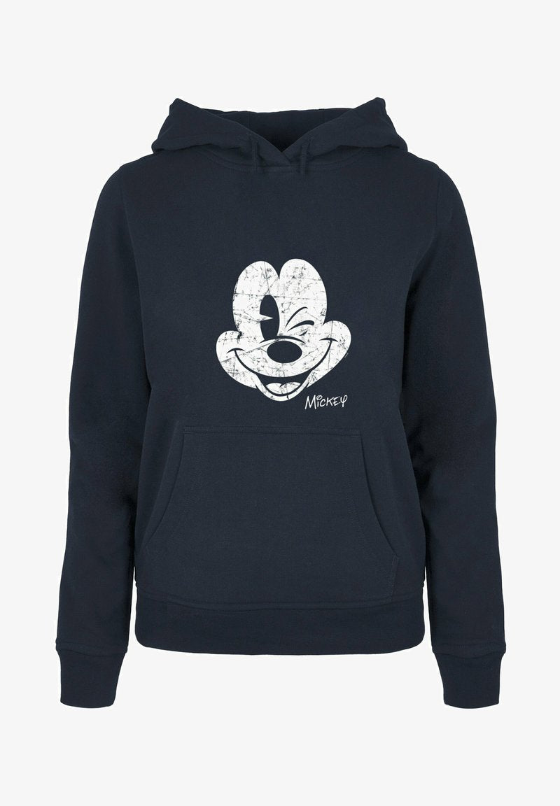  MICKEY MOUSE - DISTRESSED - Kapuzenpullover - Navy