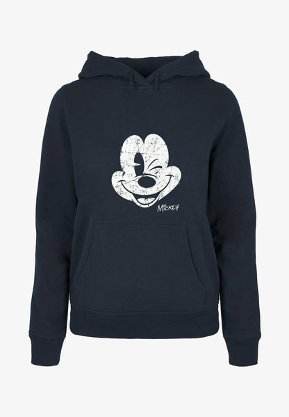  MICKEY MOUSE - DISTRESSED - Kapuzenpullover - Navy