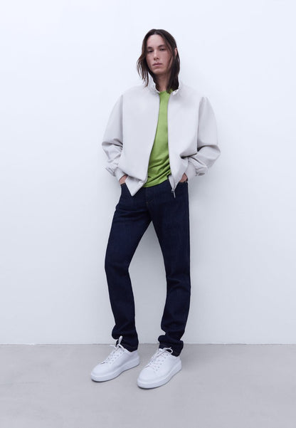 ADOLFO DOMINGUEZ ROUND - T-Shirt Basic - Green