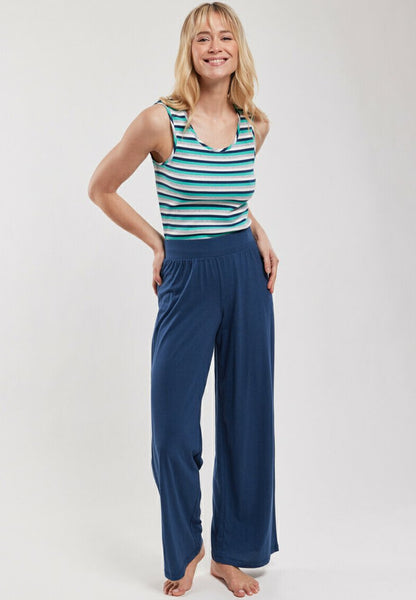 Armor-Lux LARGE HOMEWEAR - Stoffhose - Midnight Blu