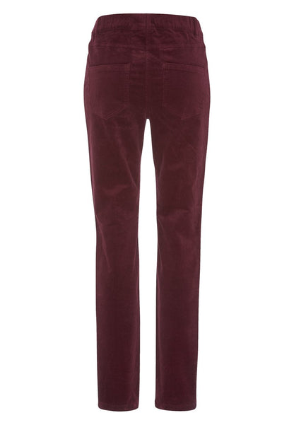  TREGGINGS IN CORDUROY - Stoffhose - Wine Red