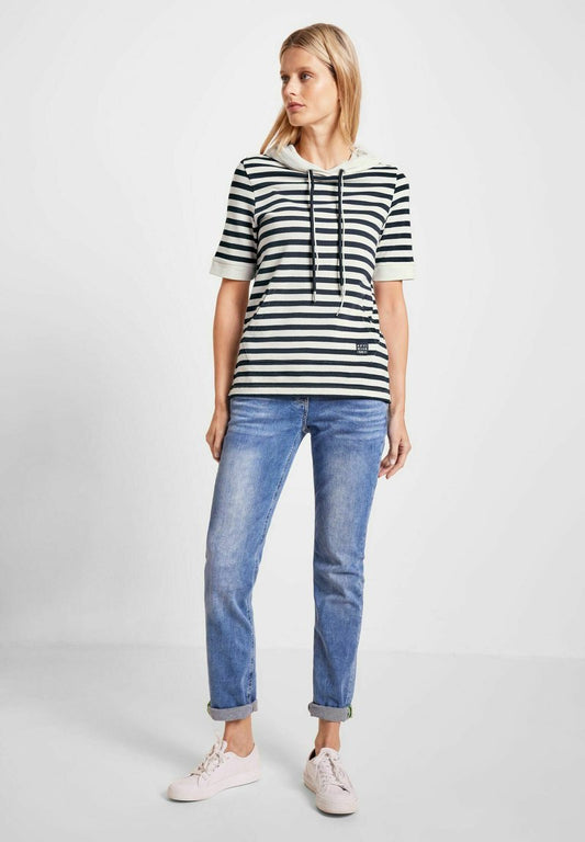 Cecil T-Shirt Print - Blau