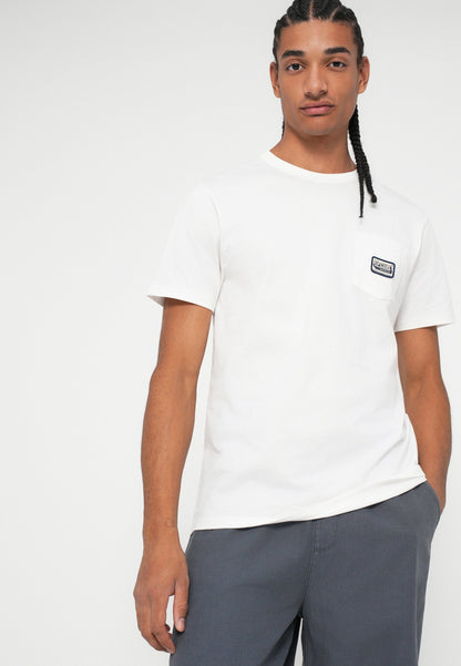 Rip Curl SPORTLINE BADGE TEE UNISEX - Print T-shirt - Bone