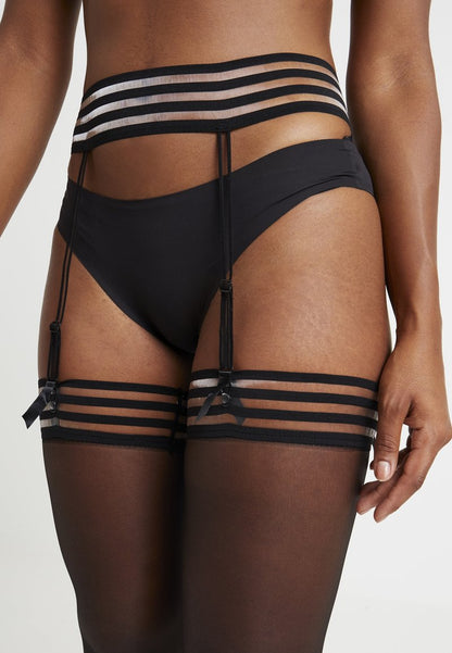 Ann Summers FASHION STOCKING SUSPENDER - Strumpfhose - Black