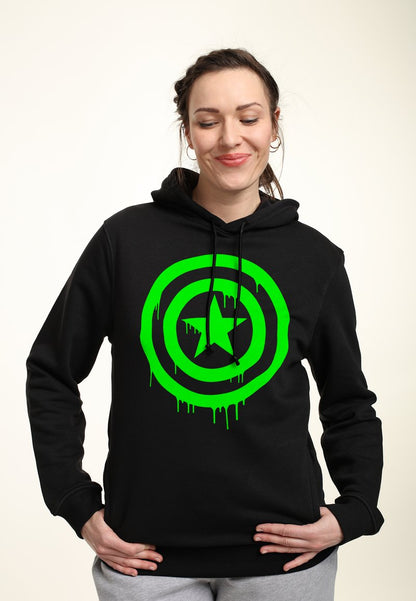 Henry Tiger AVENGERS CLASSIC OOZING SHIELD - Kapuzenpullover - Black