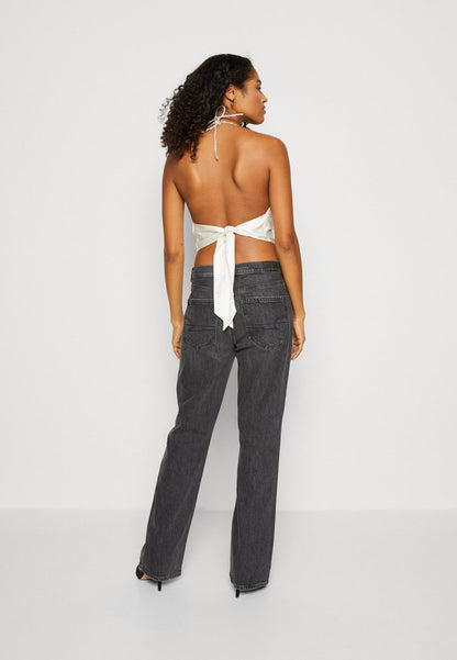 Gina Tricot SASHA RHINESTONE SINGLET - Top - Egret