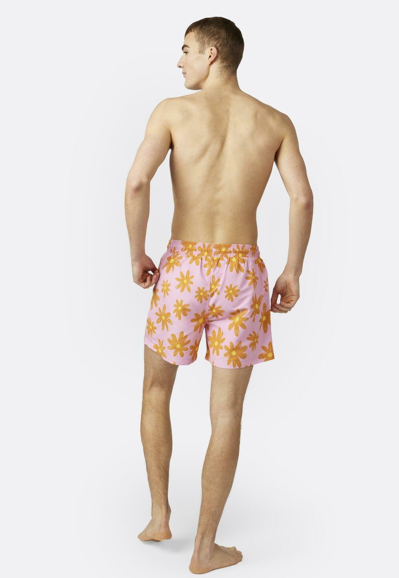  HUNKY IN BRIGHT FLOWER PRINT - Badeshorts - Pink
