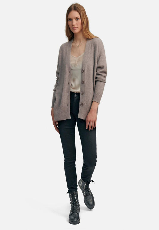  CASHMERE - Strickjacke - Taupe