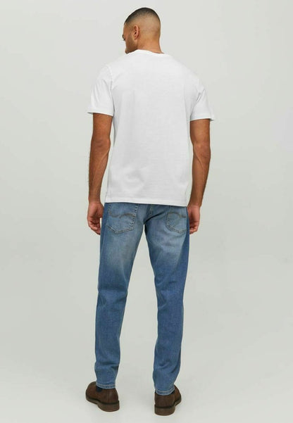 Jack & Jones V-AUSSCHNITT - T-Shirt Basic - White
