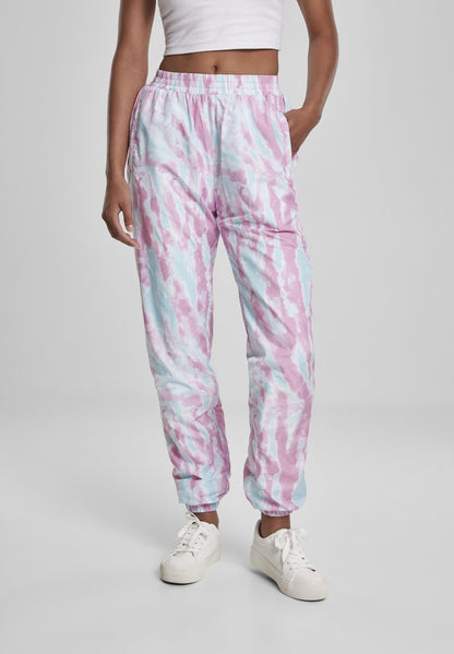 URBAN CLASSICS FRAUEN - Jogginghose - Aquablue/pink