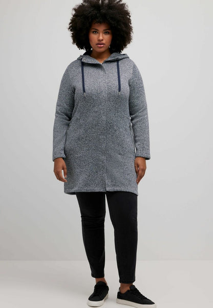 Ulla Popken Übergangsjacke - Marine