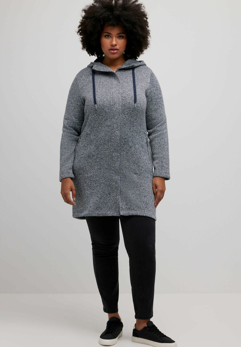 Ulla Popken Übergangsjacke - Marine