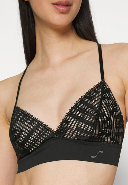 Sloggi SEVEN BRALETTE LONGLINE - Triangel BH - Black