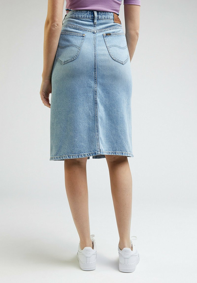 Lee MIDI - Jeansrock - Frosted Blue